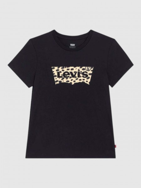 T-Shirt Levis Mulher The Perfect Tee Blacks T-Shirt Levis Mulher The Perfect Tee Blacks