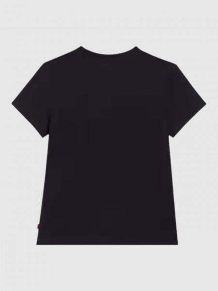 T-Shirt Levis Mulher The Perfect Tee Blacks T-Shirt Levis Mulher The Perfect Tee Blacks
