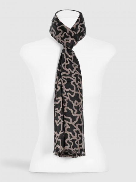 Len�o Tous Mulher 180X70 Kaos Negro