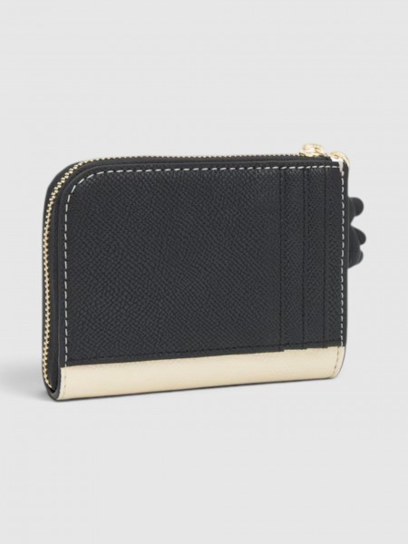 Carteira Tous Mulher Monedero L. Audree Saff Negro-Beige Carteira Tous Mulher Monedero L. Audree Saff Negro-Beige