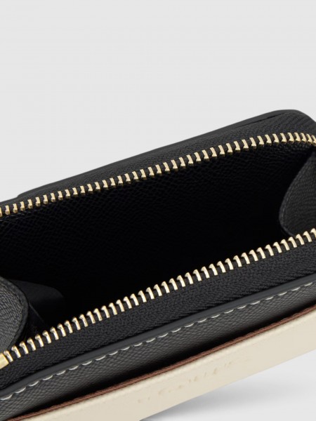Carteira Tous Mulher Monedero L. Audree Saff Negro-Beige Carteira Tous Mulher Monedero L. Audree Saff Negro-Beige
