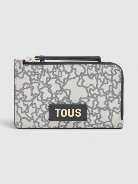 Carteira Tous Mulher Monedero-Tarj K Mini New Double-Way Carteira Tous Mulher Monedero-Tarj K Mini New Double-Way