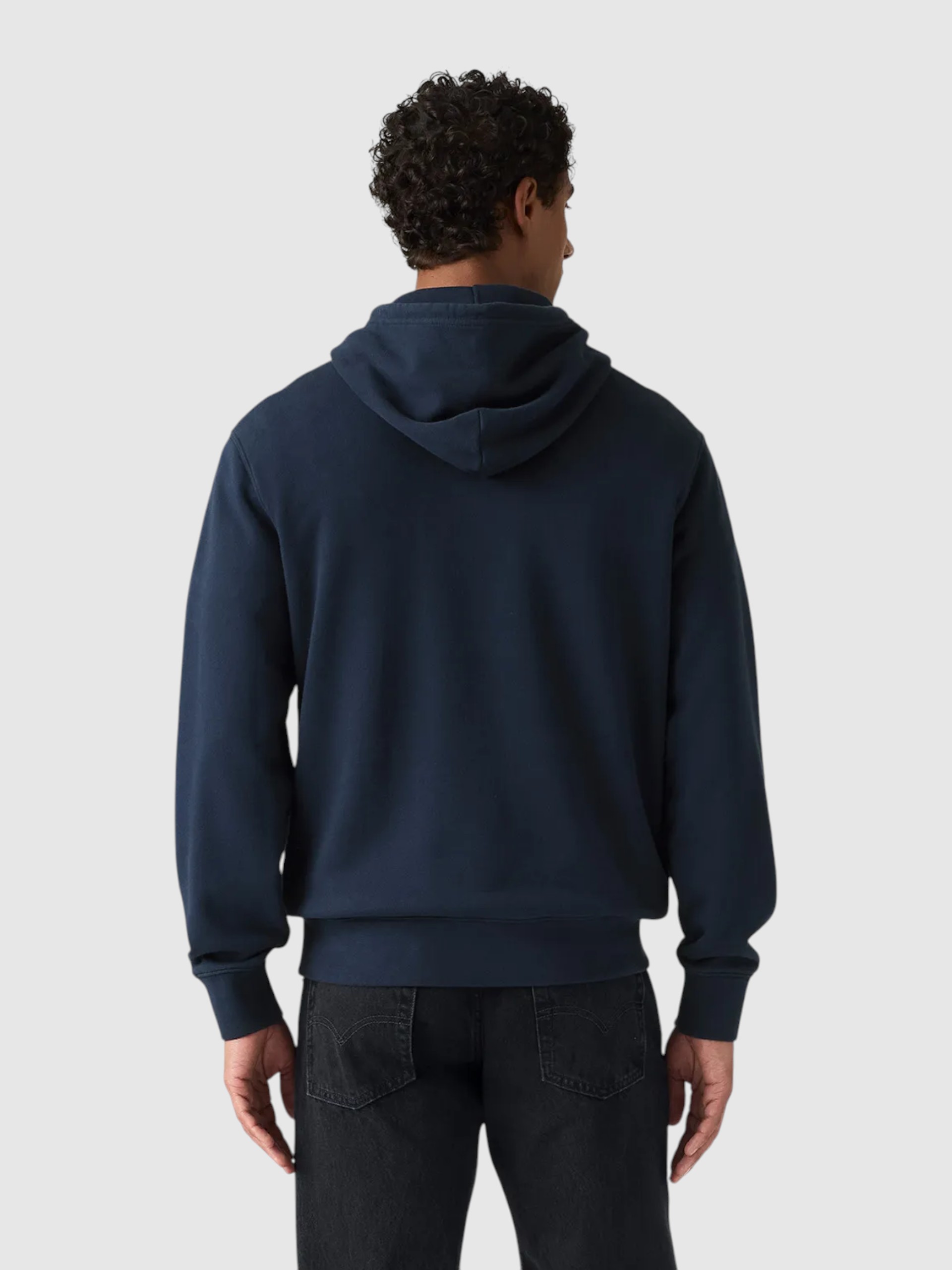 Sweatshirt Man Navy Blue Levis