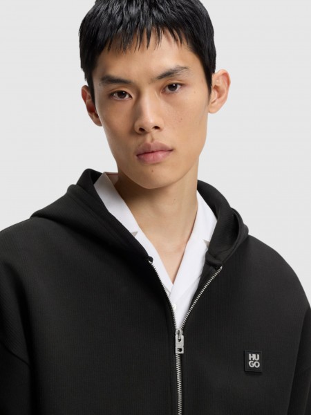 Sweatshirt Hombre Negro Hugo Boss