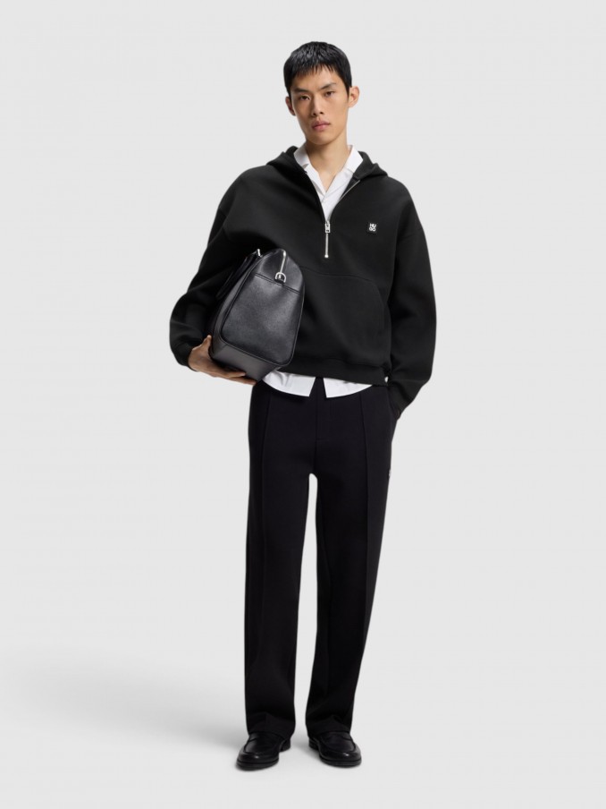 Sweatshirt Man Black Hugo Boss