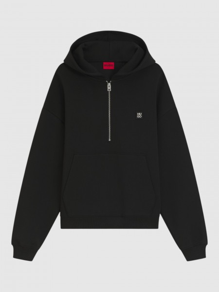 Sweatshirt Hombre Negro Hugo Boss