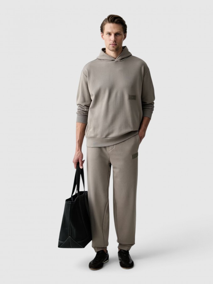 Sweatshirt Man Green Boss