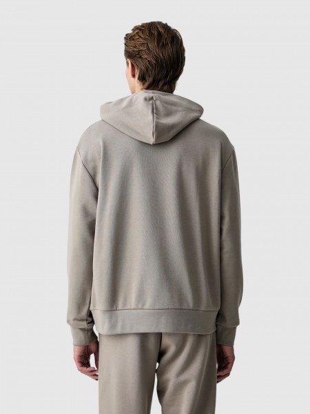 Sweatshirt Man Green Boss Sweatshirt Man Green Boss