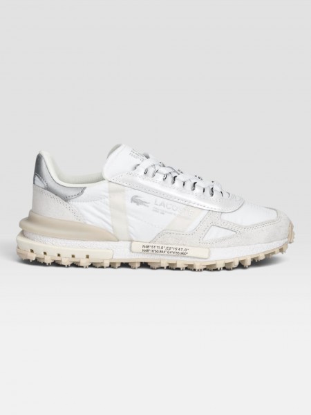 Sapatilha Lacoste Mulher Womens Elite Active Silver & Cream Pack Sneakers