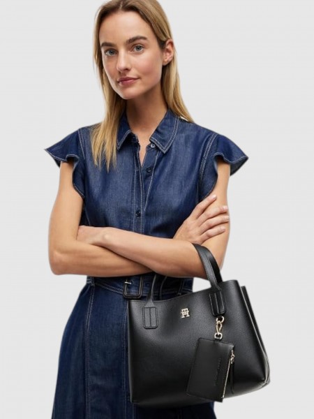 Mala Tommy Hilfiger Mulher Th Icon Mini Satchel