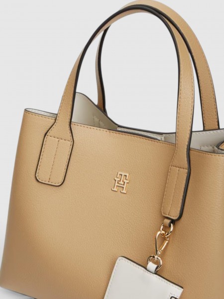 Mala Tommy Hilfiger Mulher Th Icon Mini Satchel Mala Tommy Hilfiger Mulher Th Icon Mini Satchel