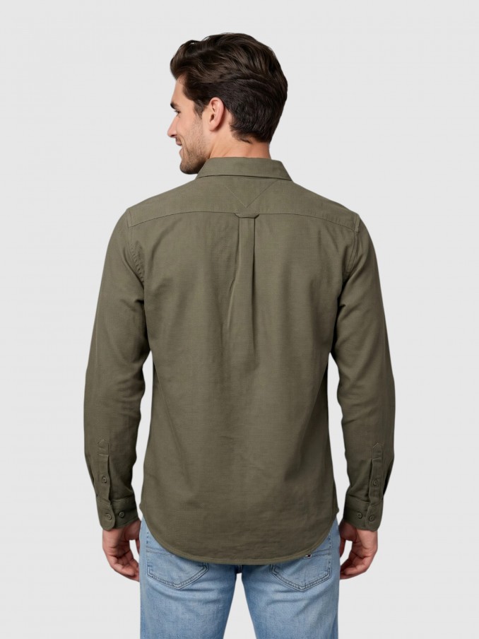 Shirt Man Troop Green Tommy Jeans