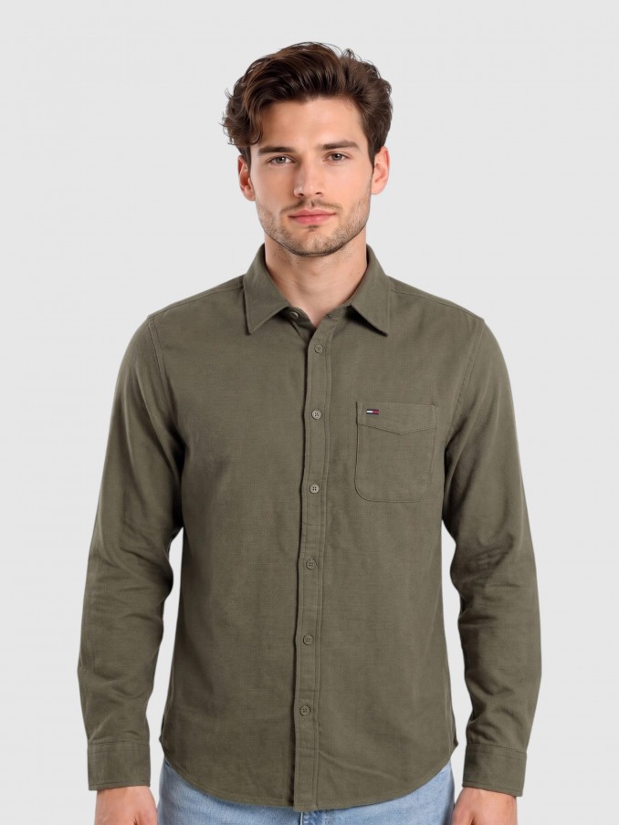 Shirt Man Troop Green Tommy Jeans