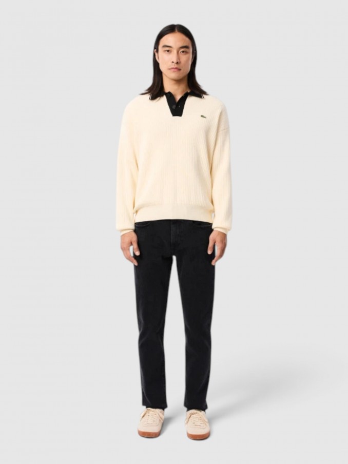 Pants Man Black Lacoste