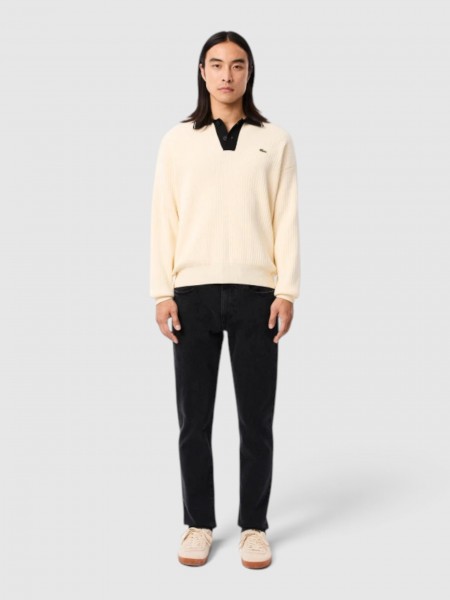 Pants Man Black Lacoste
