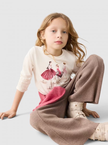 Camisola Mayoral Menina Camiseta M/comp. Cl�ssica