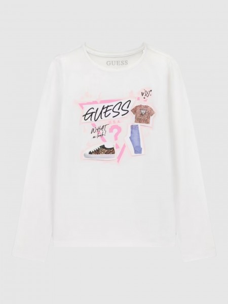 T-Shirt Guess Menina Ls T-Shirt