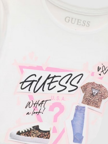 T-Shirt Guess Menina Ls T-Shirt