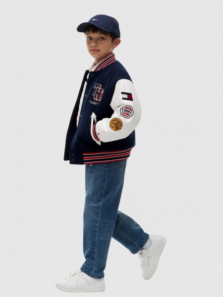 Casaco Tommy Hilfiger Menino Varsity Bomber Casaco Tommy Hilfiger Menino Varsity Bomber