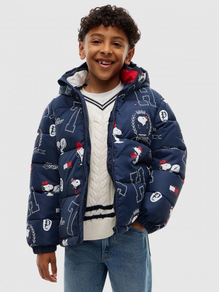 Kispo Tommy Hilfiger Menino Peanuts Puffer Jacket
