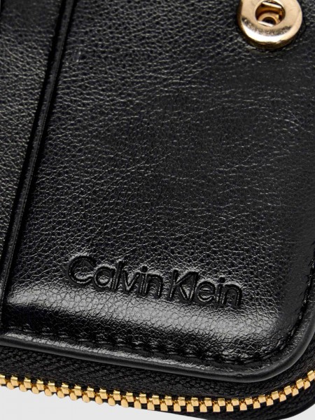 Carteira Calvin Klein Mulher Ck Croc Medium Flap Zip Around Carteira Calvin Klein Mulher Ck Croc Medium Flap Zip Around
