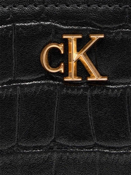 Carteira Calvin Klein Mulher Ck Croc Medium Flap Zip Around Carteira Calvin Klein Mulher Ck Croc Medium Flap Zip Around