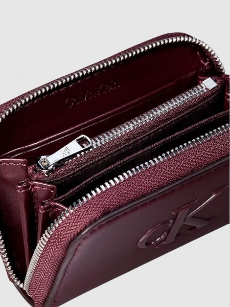 Wallet Woman Bordeaux Calvin Klein