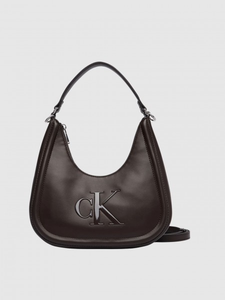 Mala Calvin Klein Mulher Bold Ck Small Crescent Bag