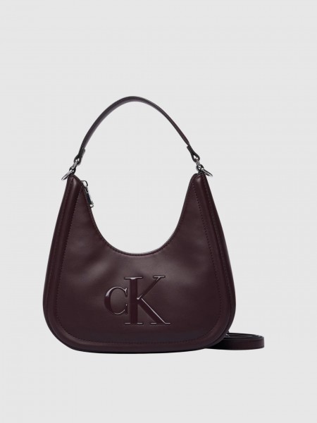 Mala Calvin Klein Mulher Bold Ck Small Crescent Bag