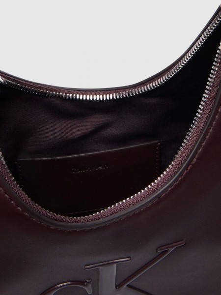 Mala Calvin Klein Mulher Bold Ck Small Crescent Bag