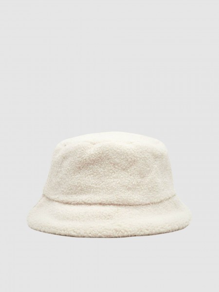 Chap�u Calvin Klein Mulher All-Over Sherpa W/ Patch Bucket