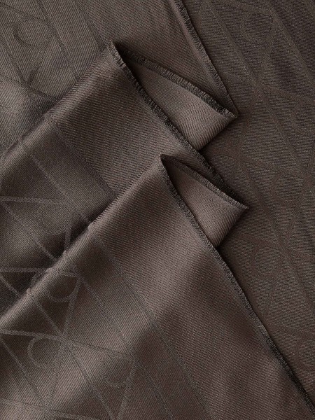 Cachecol Calvin Klein Mulher Emblem Aop Glossy Tonal Scarf