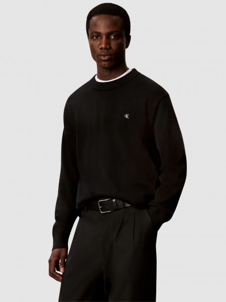 Pullover Man Black Calvin Klein