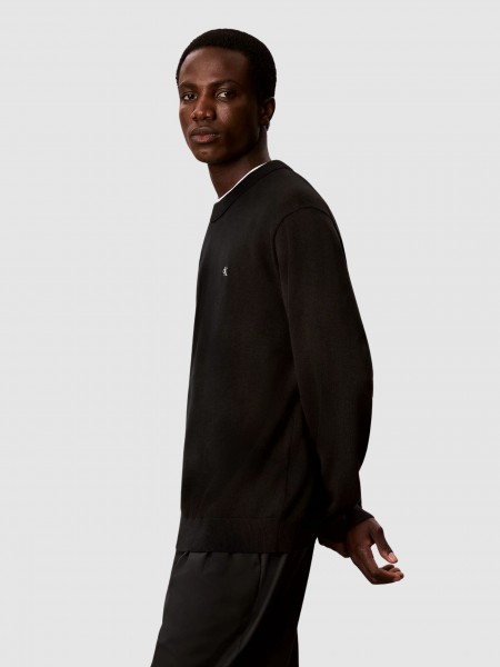 Pullover Man Black Calvin Klein