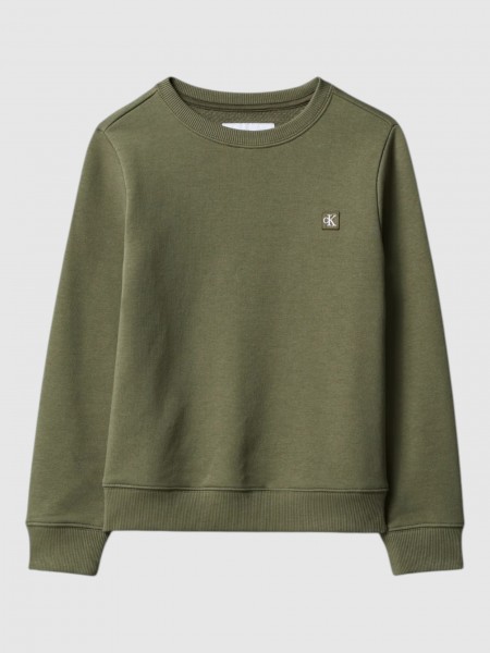 Sweatshirt Calvin Klein Menino Mini Badge Cn