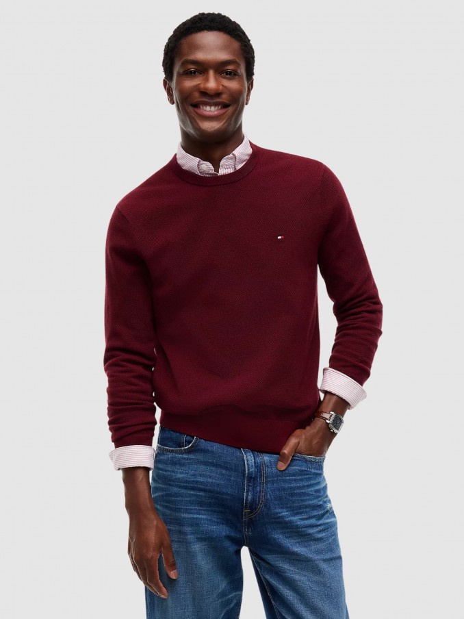 Camisola Tommy Hilfiger Homem Essential Structure Crew Neck