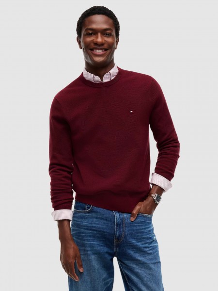 Camisola Tommy Hilfiger Homem Essential Structure Crew Neck