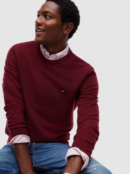 Camisola Tommy Hilfiger Homem Essential Structure Crew Neck