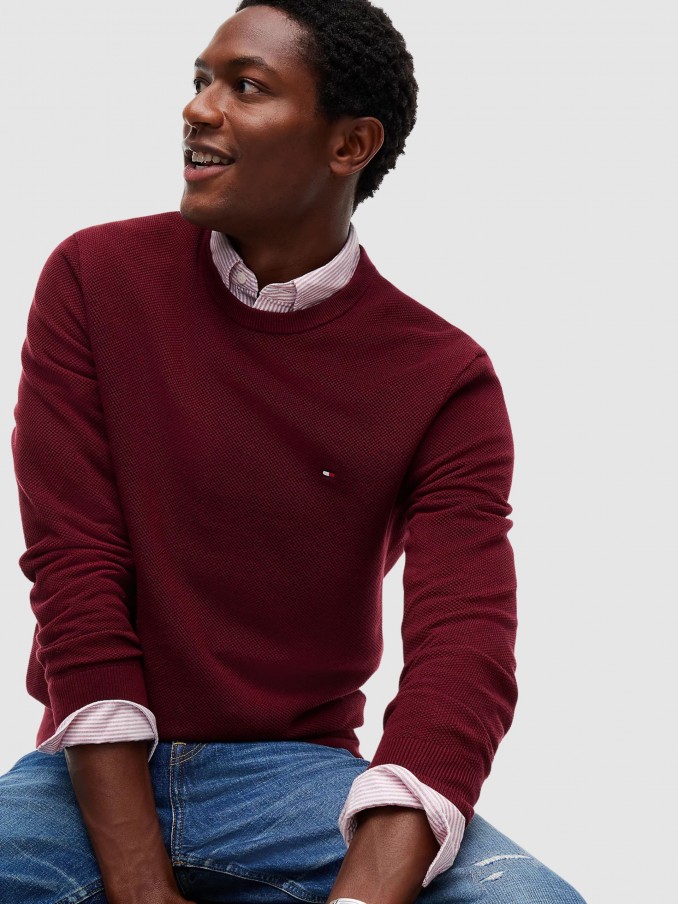 Camisola Tommy Hilfiger Homem Essential Structure Crew Neck