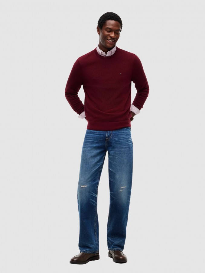 Camisola Tommy Hilfiger Homem Essential Structure Crew Neck