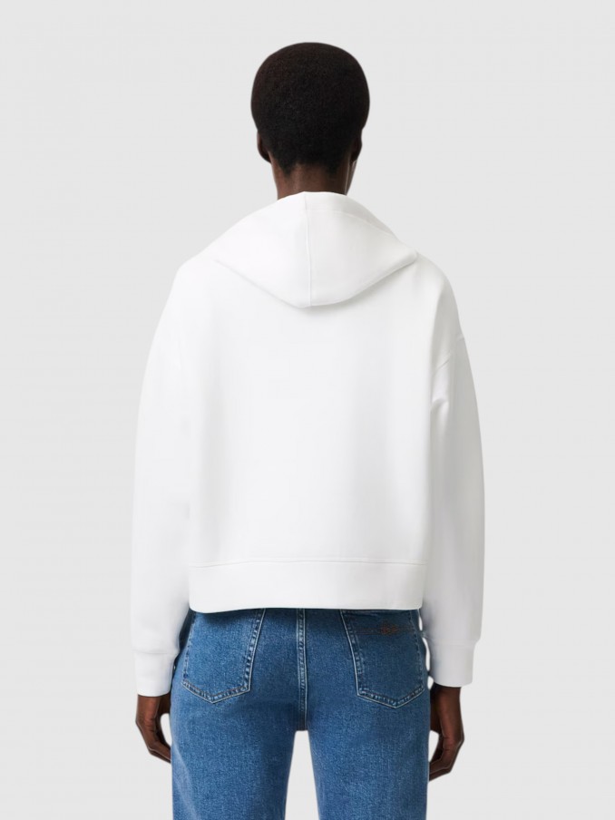 Sweatshirt Woman White Lacoste