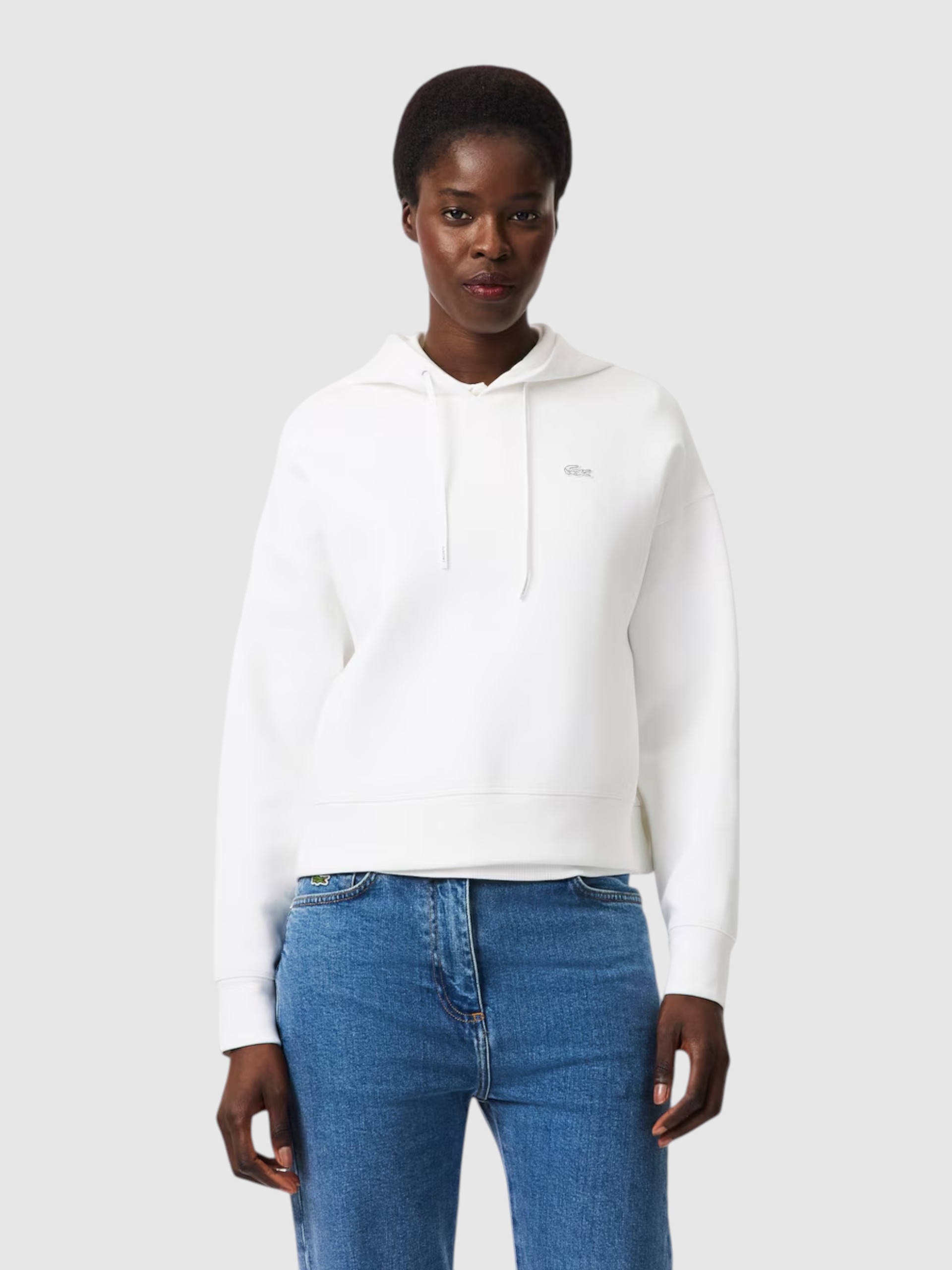 Sweatshirt Woman White Lacoste