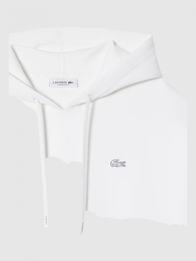 Sweatshirt Woman White Lacoste