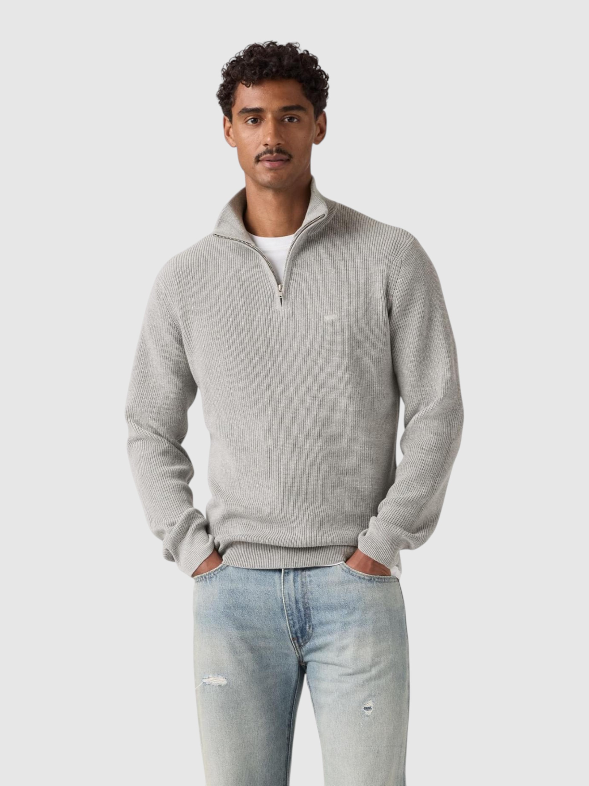 Pullover Man Light Gray Levis