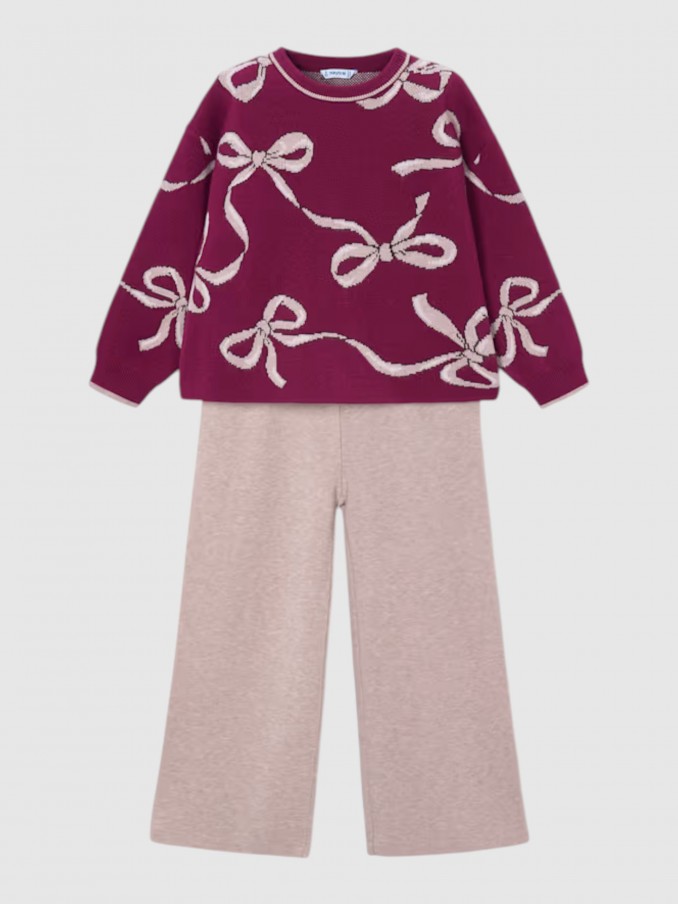 2 Peças Mayoral Menina Conj. Calça Tricot