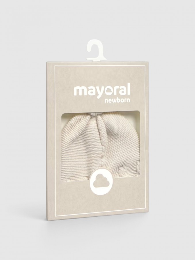 Beanie Unisex Baby Cream Mayoral