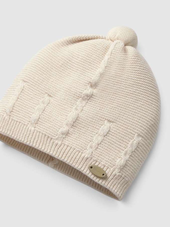 Beanie Unisex Baby Cream Mayoral