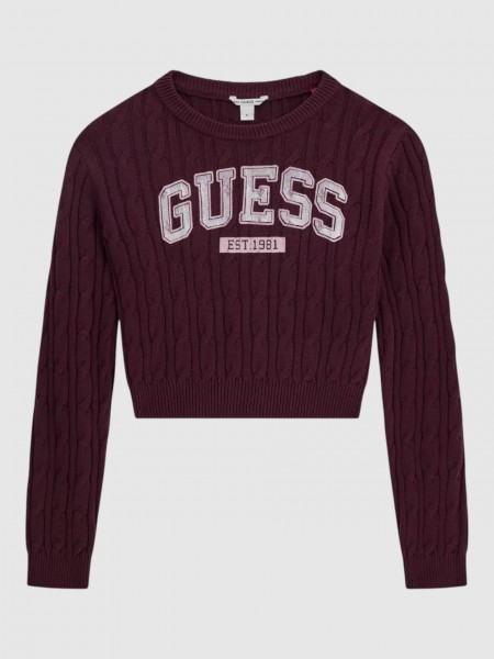 Camisola Guess Menina Crop Ls Sweater