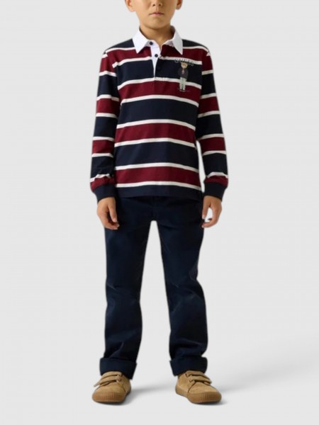 Polo Guess Menino Heavy Jersey Ls Polo