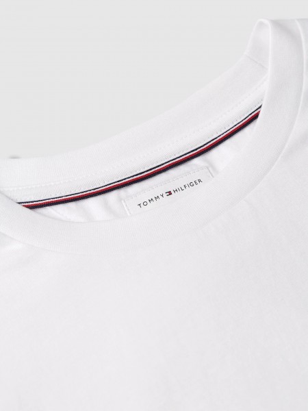 T-Shirt Tommy Hilfiger Homem Script Stack Regular Tee